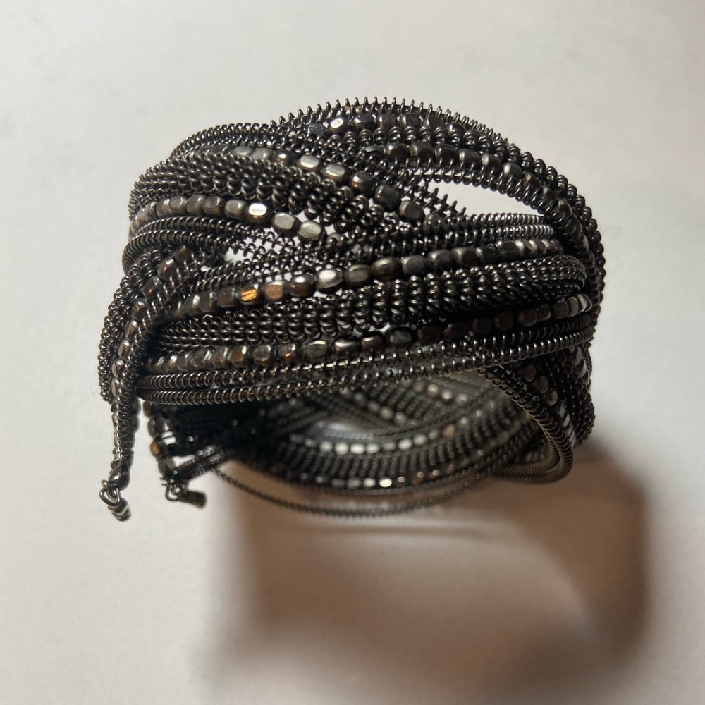 Cuff Bracelet in Delicate Woven Details
